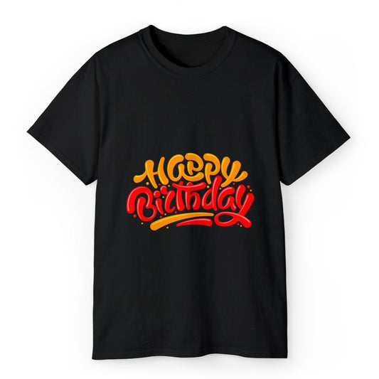 Vibrant Celebration Happy Birthday T-Shirt