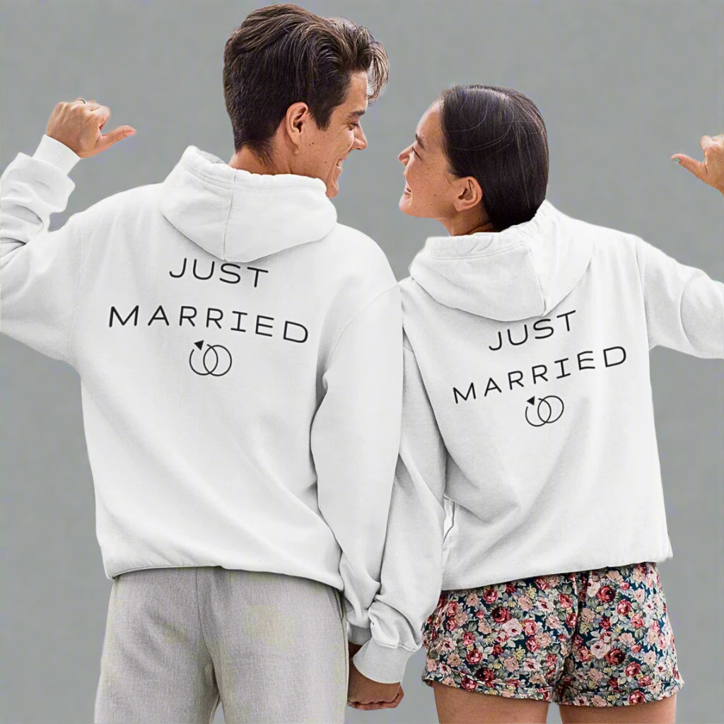Just Married Couple Hoodies