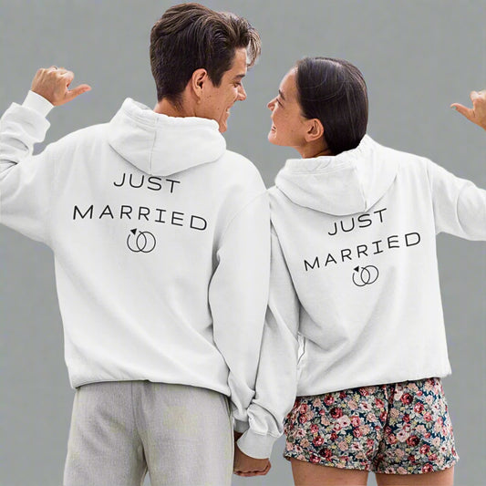 Just Married Couple Hoodies
