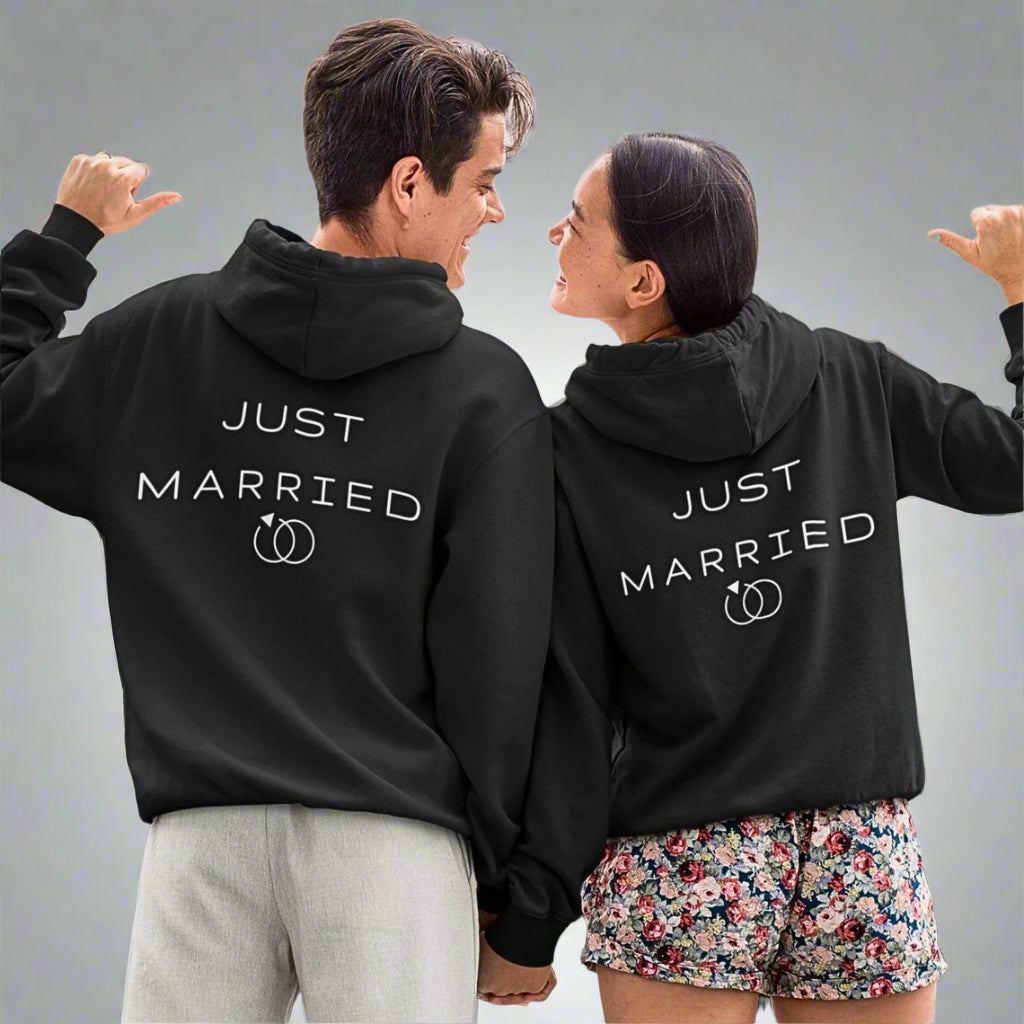 Just Married Couple Hoodies