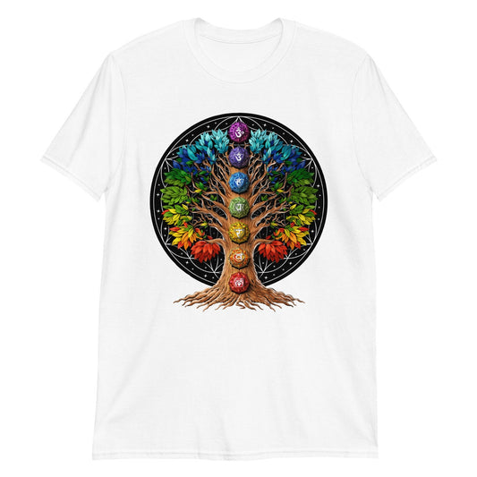 Tree Life Circle Spiritual Chakra T-Shirt