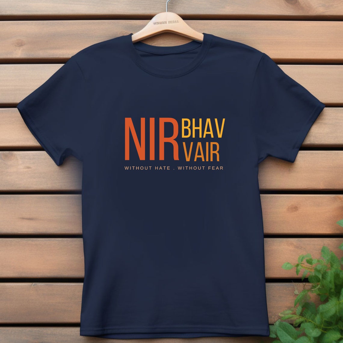 Nirbhav & Nirvair Motto T-Shirt