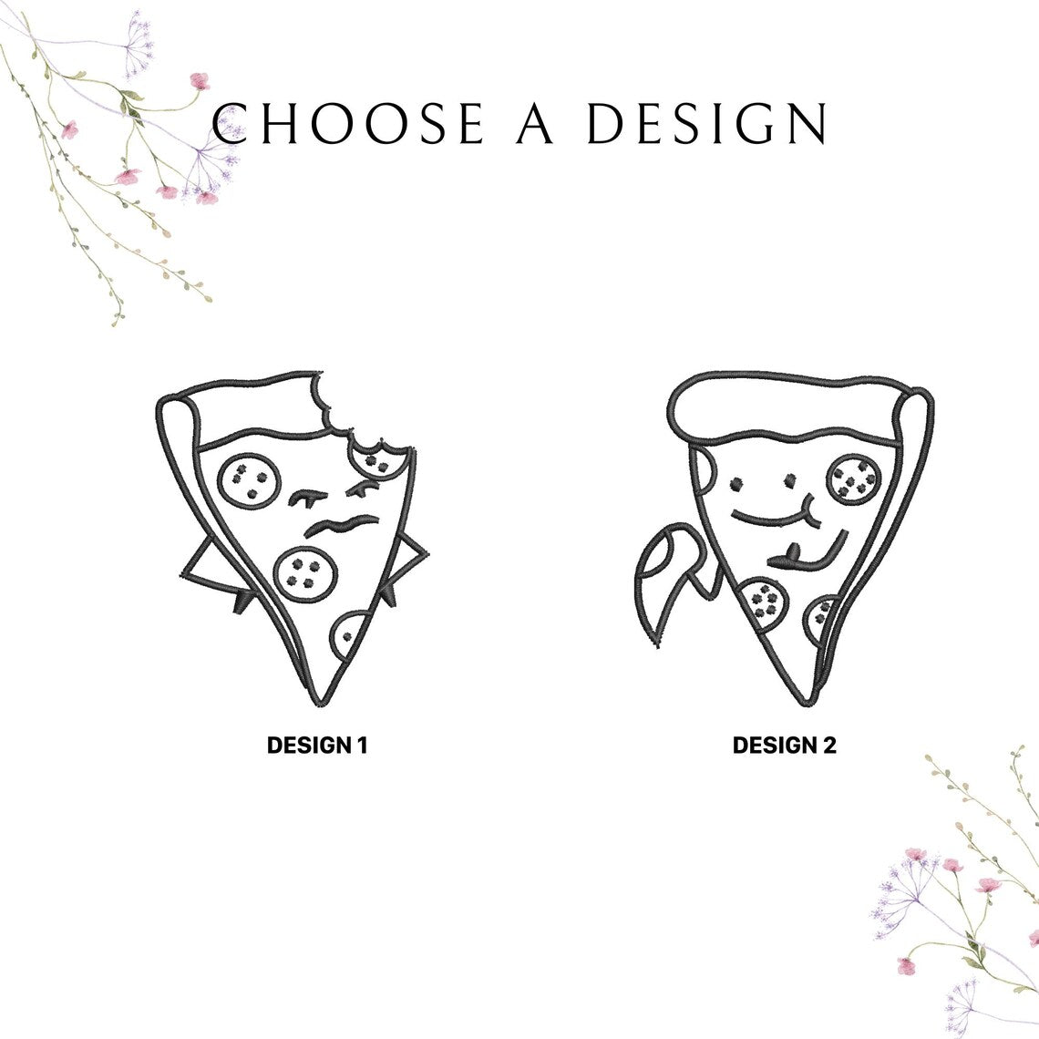 Funny Pizza Slice Theme Couple Long T-Shirts