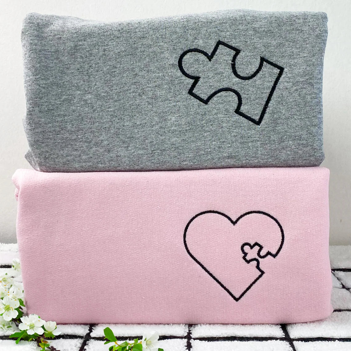 Perfect Match Puzzle Couple Hoodies