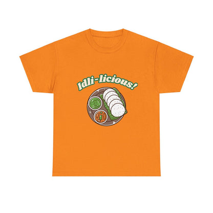 Idli Lover Theme T-Shirt - Idli-licious!