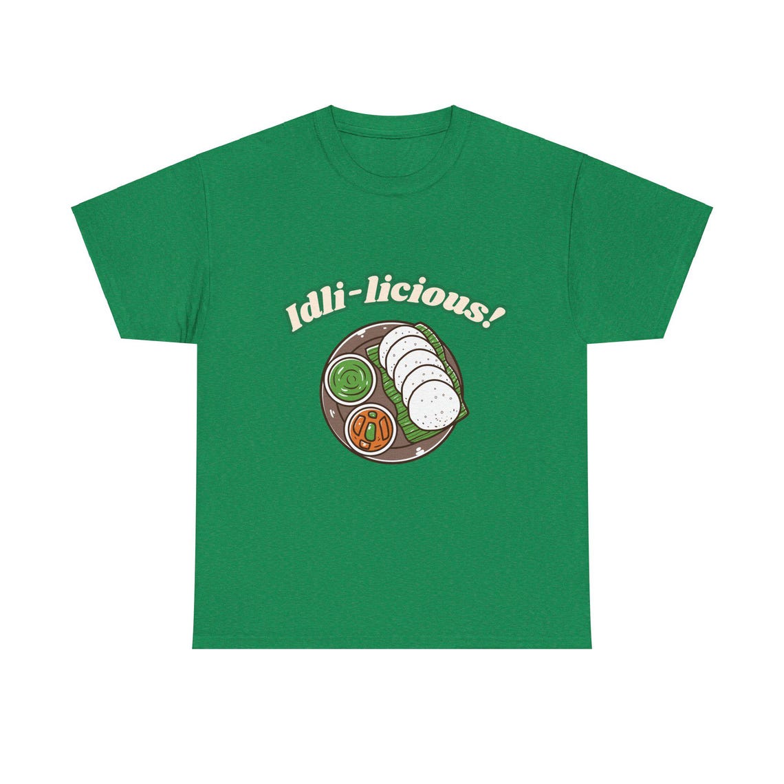 Idli Lover Theme T-Shirt - Idli-licious!