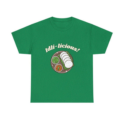 Idli Lover Theme T-Shirt - Idli-licious!