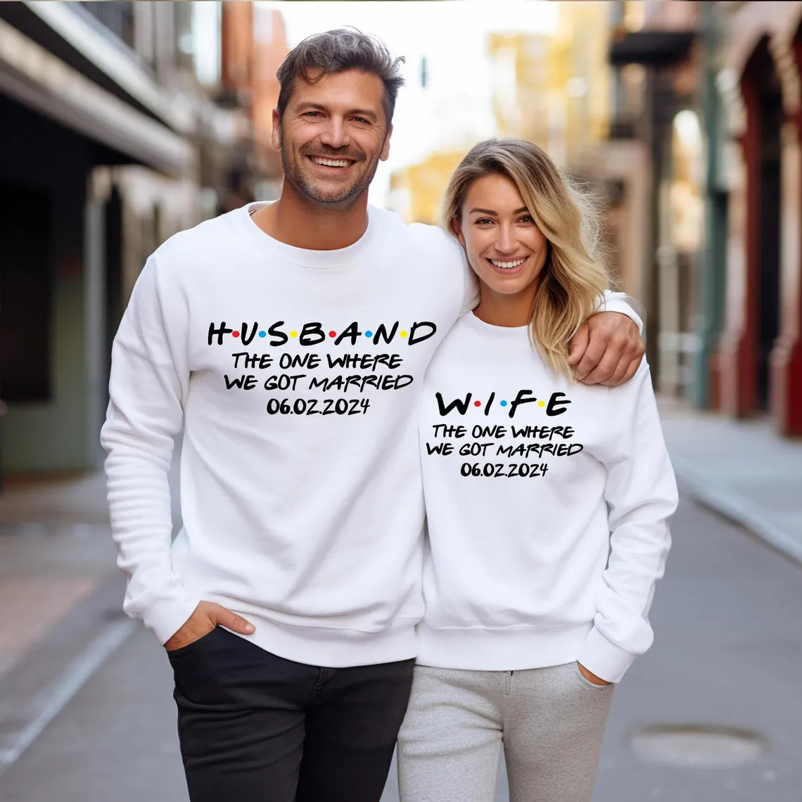 FRIENDS Long Sleeve Couple T-Shirts