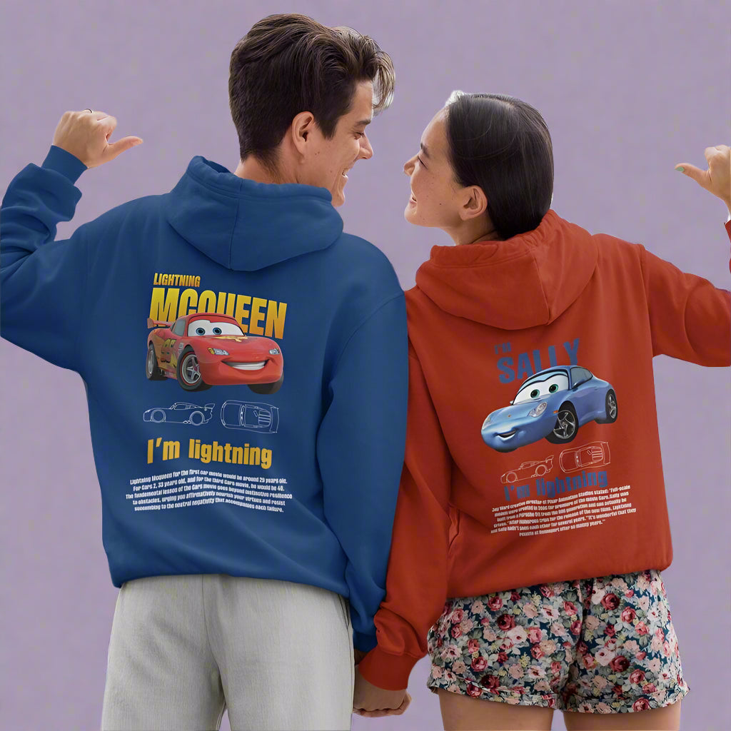 Cars Theme Couple Hoodies
