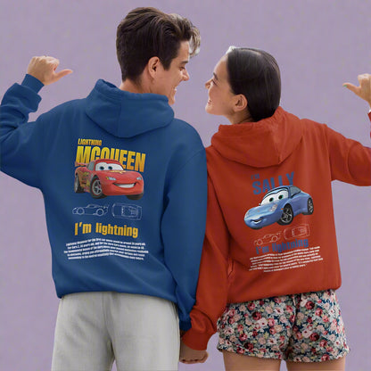 Cars Theme Couple Hoodies