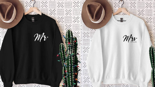 Mr. & Mrs. Couple Long T-Shirts