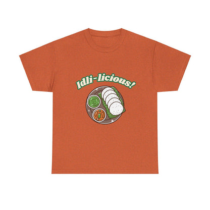 Idli Lover Theme T-Shirt - Idli-licious!
