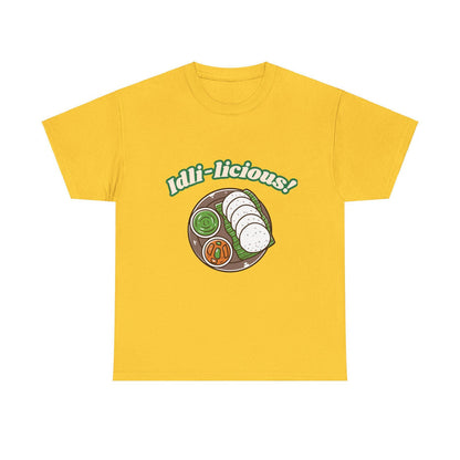 Idli Lover Theme T-Shirt - Idli-licious!
