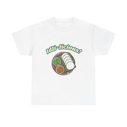 Idli Lover Theme T-Shirt - Idli-licious!