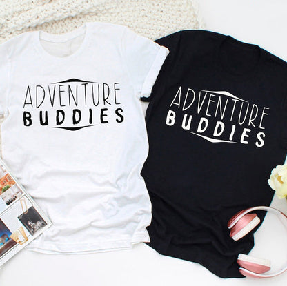 Adventure Buddies Short Sleeve Couple T-Shirts