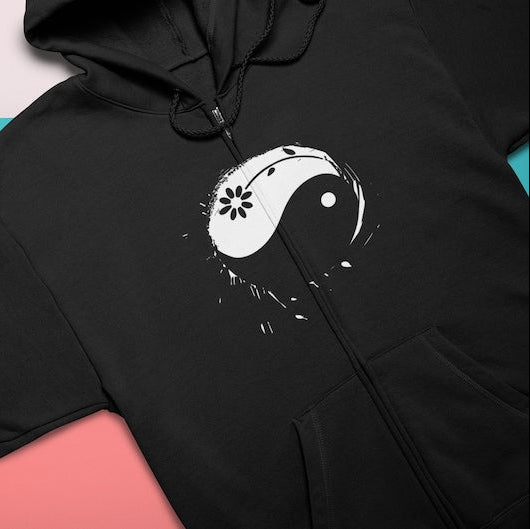 Yin Yang Matching Couple Hoodies