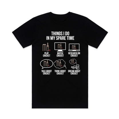 Cricket Lover Daily Lifestyle Theme T-Shirt
