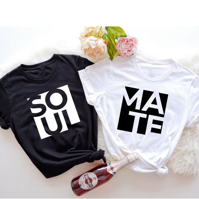 Soulmate Short Sleeve Couple T-Shirts