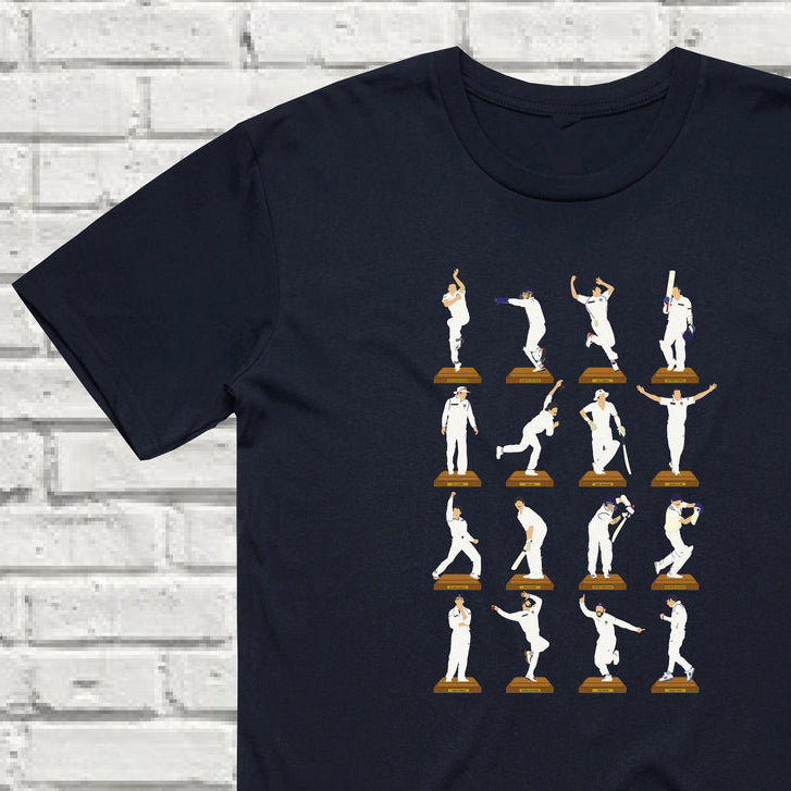Cricket Legends in Motion – The Art of the Game T-Shirts