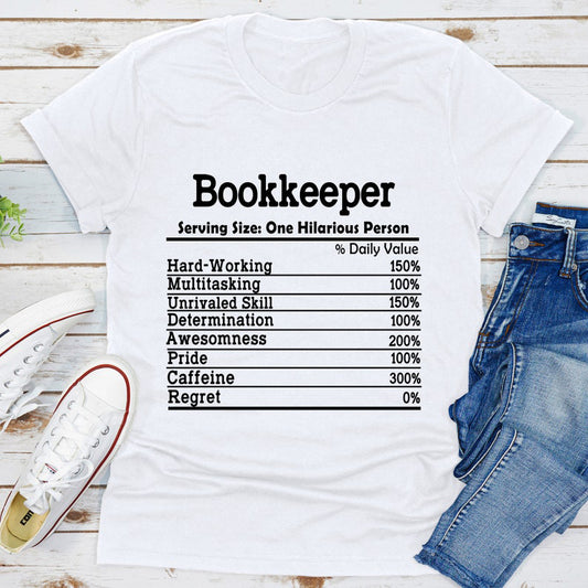 Daily Value of Bookkeeper T-Shirt