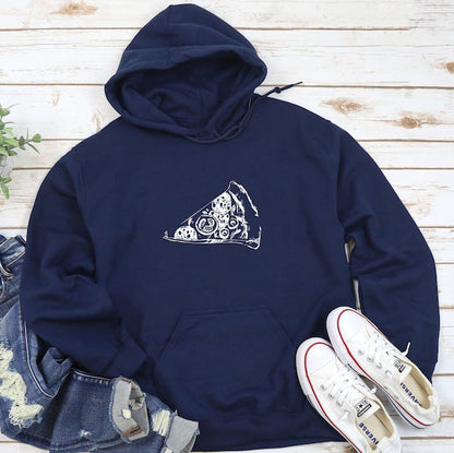 Pizza Lovers' Matching Outfit Couple Hoodies