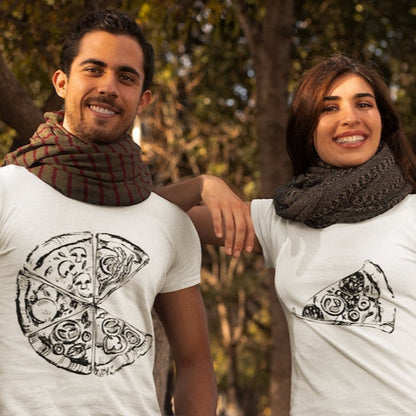 Pizza Lovers' Matching Outfit Couple T-Shirts