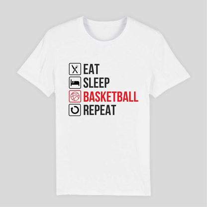Eat. Sleep. Basketball. Repeat – Hoop Lover’s Ultimate Tee 🏀🔥