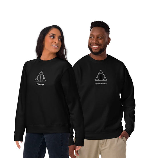 Harry Potter Theme Long Sleeve Couple T-Shirts