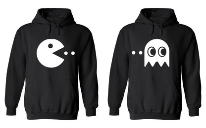 Pac-Man Theme Couple Hoodies