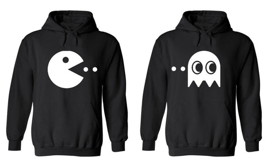 Pac-Man Theme Couple Hoodies
