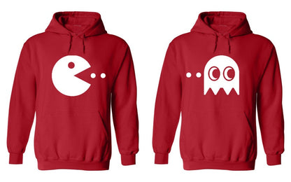 Pac-Man Theme Couple Hoodies
