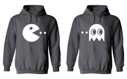 Pac-Man Theme Couple Hoodies
