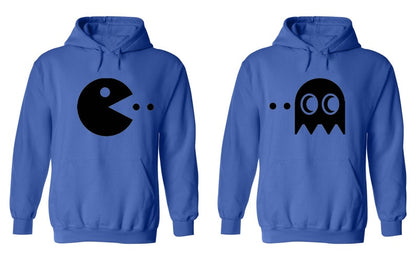 Pac-Man Theme Couple Hoodies