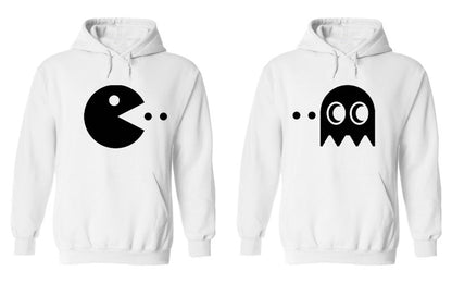 Pac-Man Theme Couple Hoodies