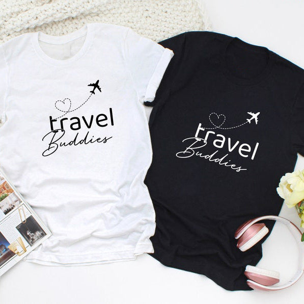 Travel Buddies Full Sleeve Couple Hoodies