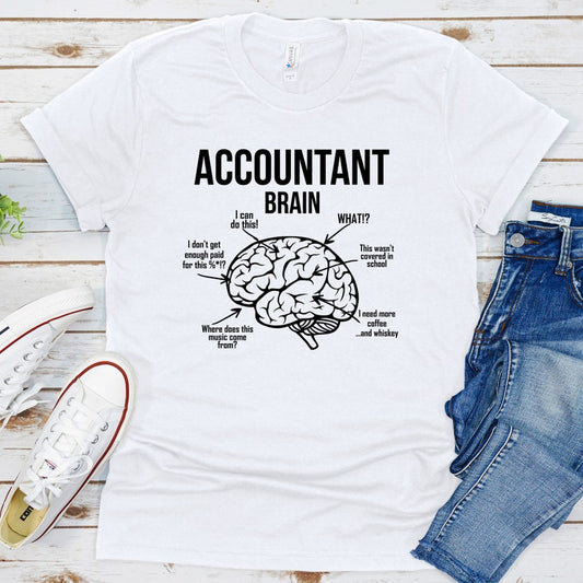 Accountant Brain T-Shirts