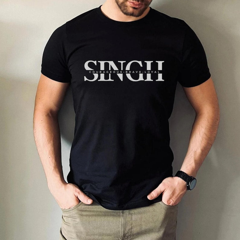 Proudly SINGH Short Sleeve T-Shirts