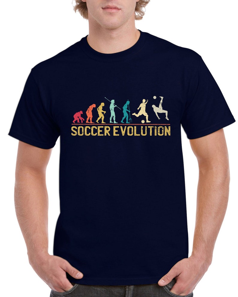 Soccer Evolution Theme T-Shirt