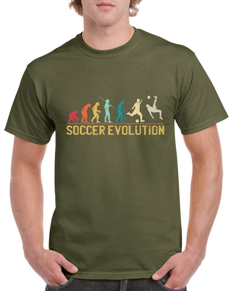 Soccer Evolution Theme T-Shirt