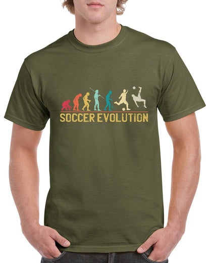 Soccer Evolution Theme T-Shirt