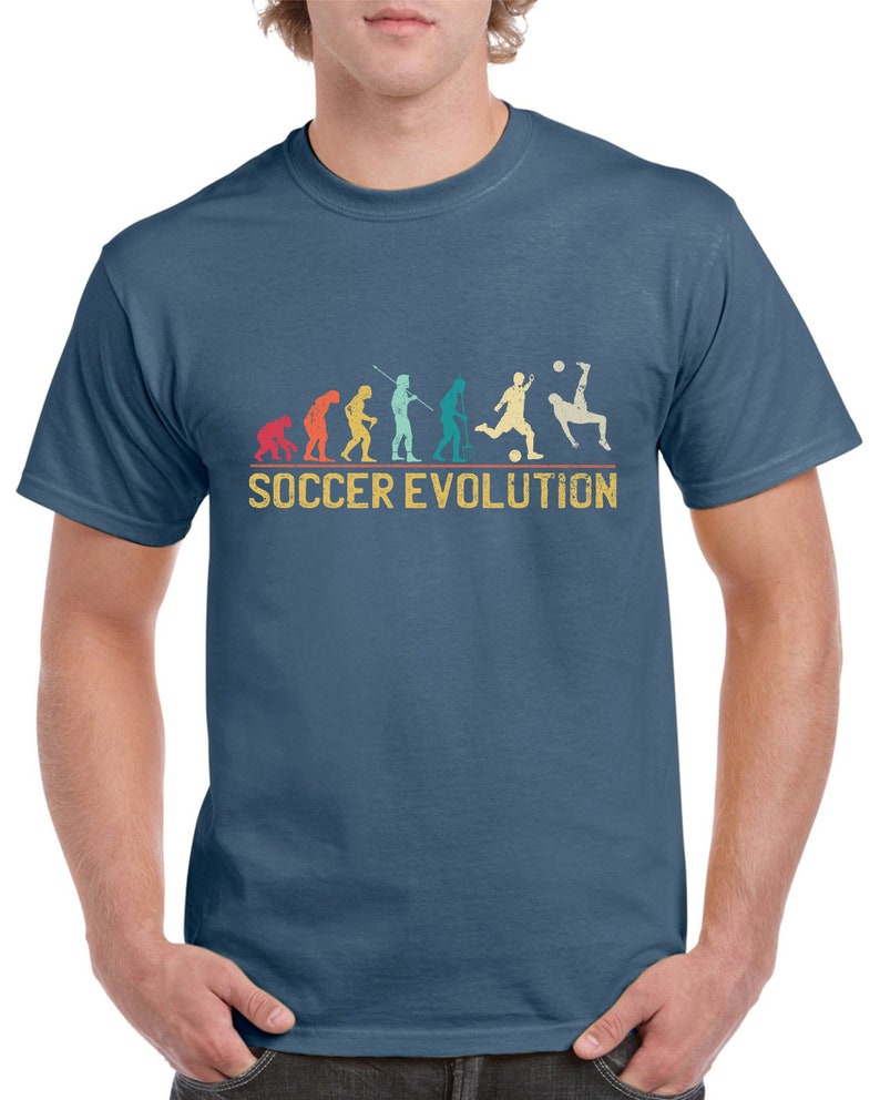 Soccer Evolution Theme T-Shirt