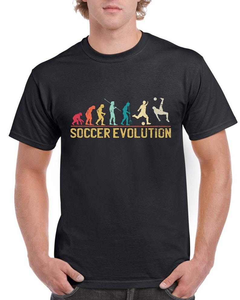 Soccer Evolution Theme T-Shirt