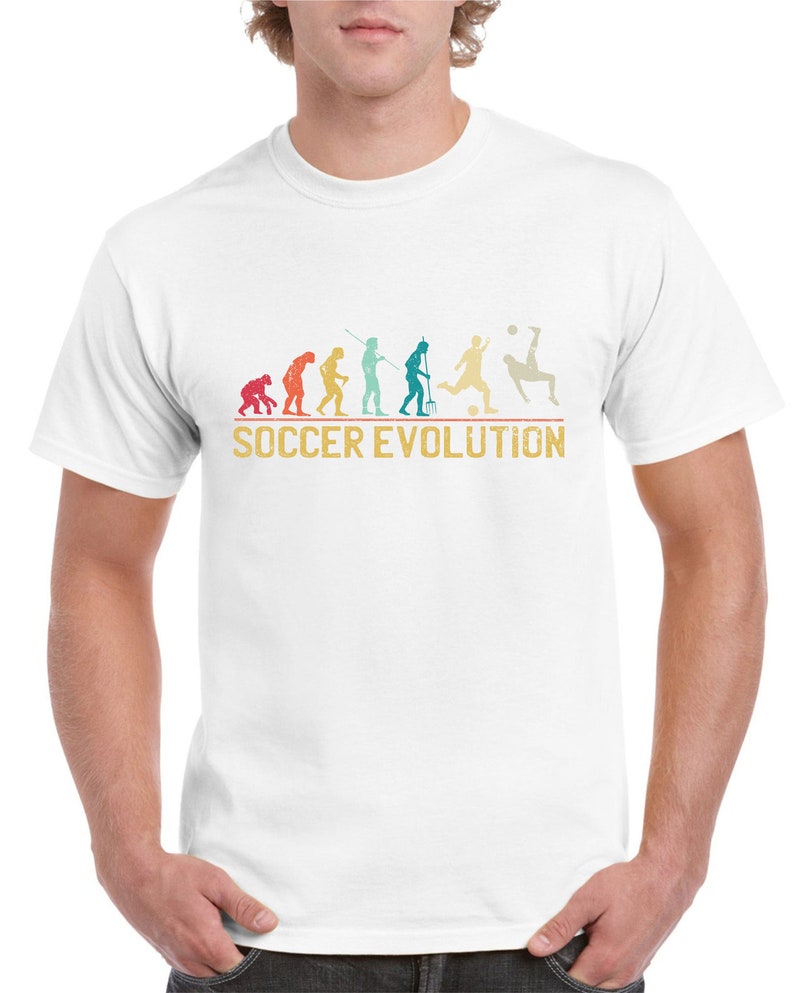 Soccer Evolution Theme T-Shirt