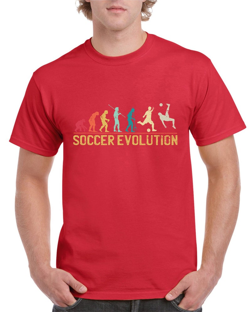 Soccer Evolution Theme T-Shirt