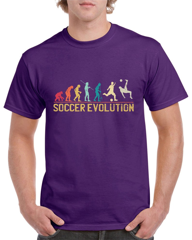 Soccer Evolution Theme T-Shirt