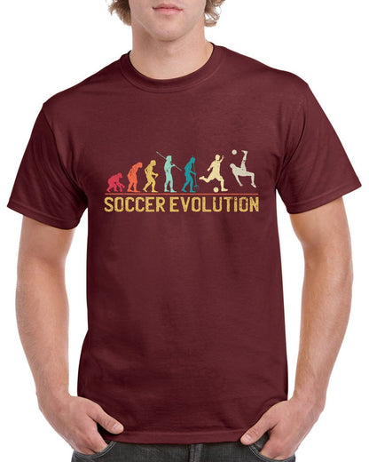 Soccer Evolution Theme T-Shirt