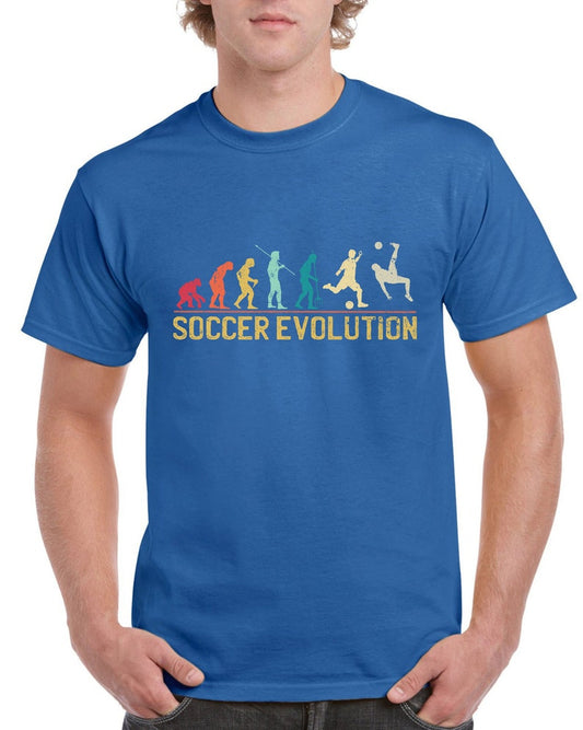 Soccer Evolution Theme T-Shirt