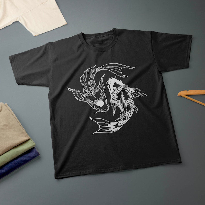 Pisces Zodiac Sign Theme T-Shirt