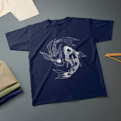 Pisces Zodiac Sign Theme T-Shirt