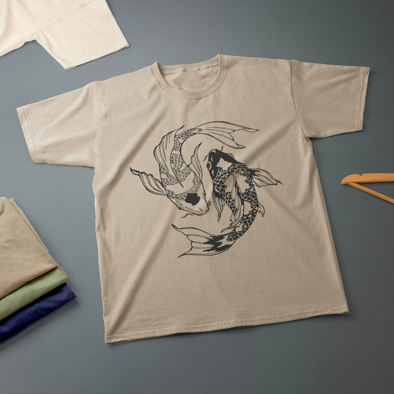 Pisces Zodiac Sign Theme T-Shirt